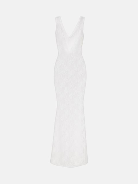 BANANHOT Adel sheer lace maxi dress