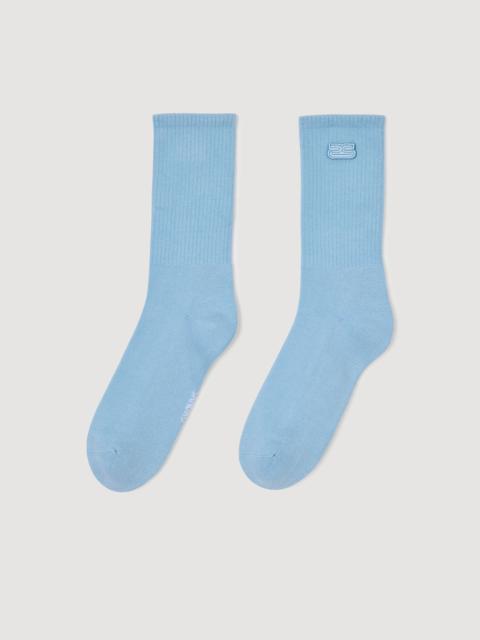 Sandro EMBROIDERED SOCKS
