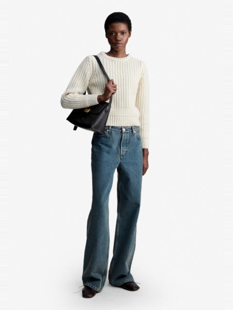 A.P.C. IRIS SWEATER - ECRU SWEATER IN RECYCLED WOOL