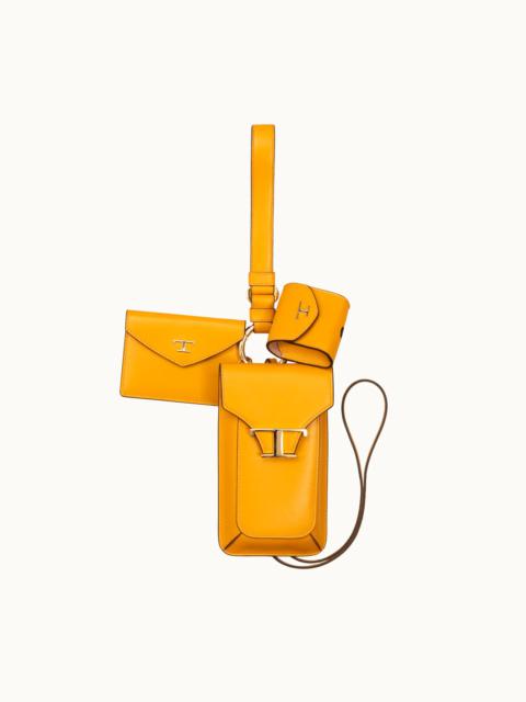 Tod's IPHONE 3 IN 1 HOLDER - YELLOW