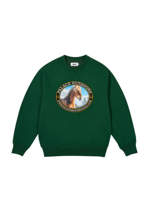 PALACE PALACE OUTDOORS CREW RACEY GREEN
