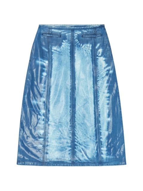 Diesel pocket A-line skirt