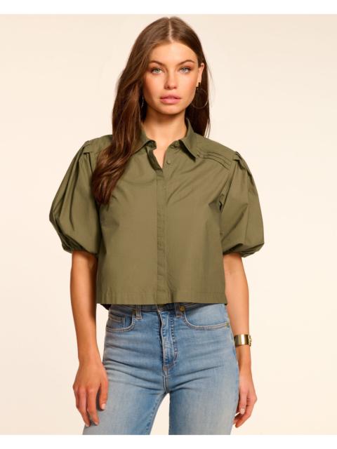 RAMY BROOK Valeria Cotton Poplin Button Down Top