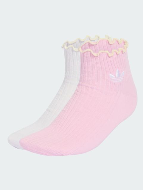 adidas RUFFLE QUARTER SOCKS