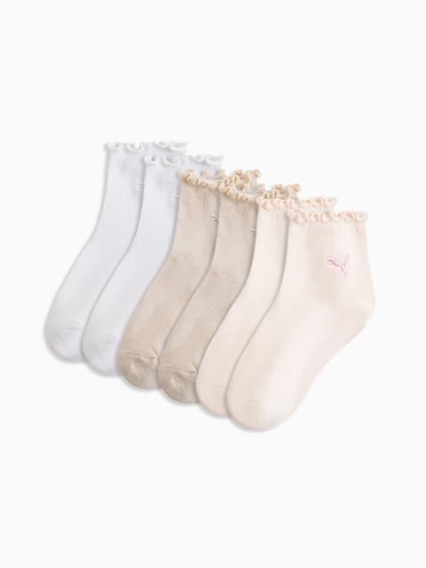 PUMA 3PK WOMENS NON TERRY QTR CRE Women