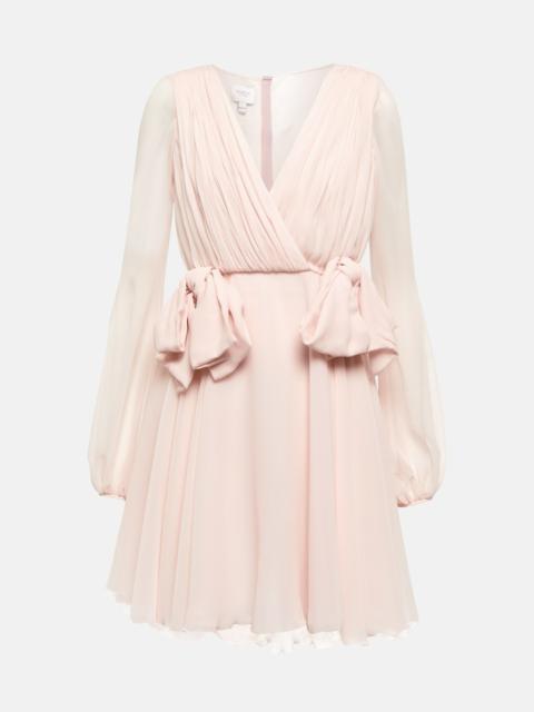 GIAMBATTISTA VALLI Bow-detail ruched minidress