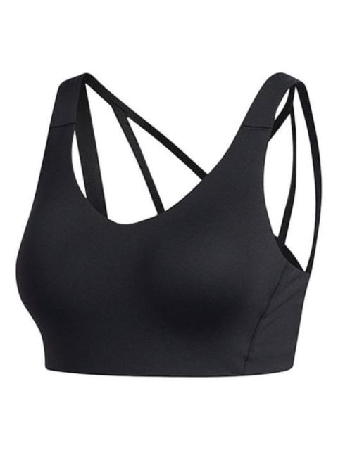 (WMNS) adidas Stronger For It Alpha Bra Asia Sizing 'Black' FL2365