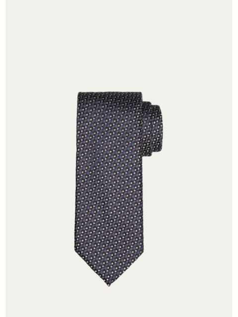 TOM FORD Men's Maxi-Prince of Wales Silk Tie