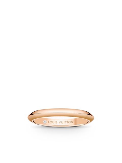 Louis Vuitton LV Diamonds 2.5mm Wedding Band, Pink Gold