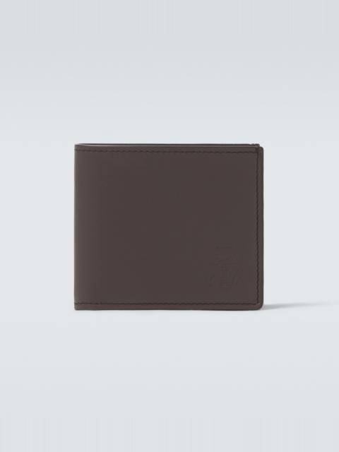 Brunello Cucinelli Leather bi-fold wallet