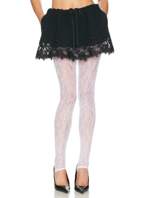 HELSA The Scrunchie Skort in Very Heavy Crepe