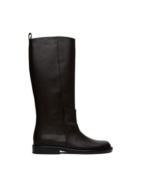 LOW CLASSIC Brown Pull-Loop Boots