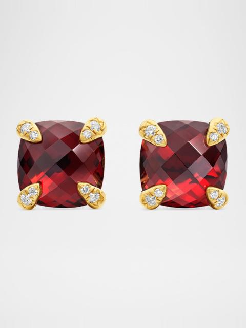 DAVID YURMAN Chatelaine Gemstone and Diamond Earrings, 8.5mm