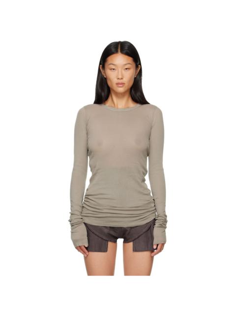 Rick Owens DRKSHDW Gray Tower Basic LS T-shirt