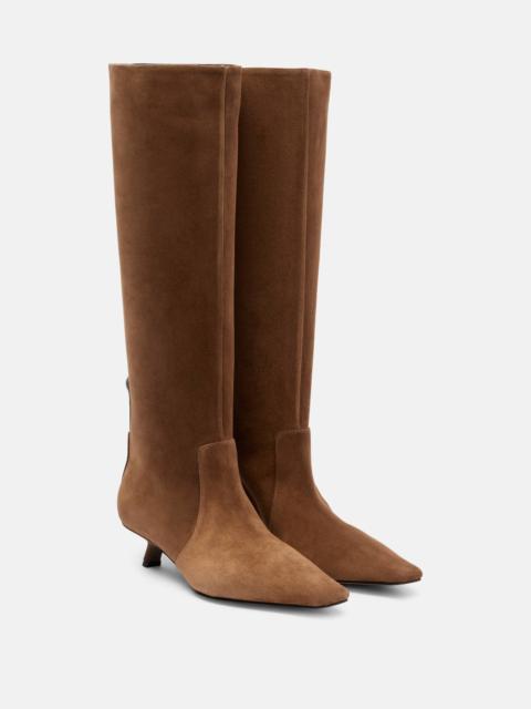 Brunello Cucinelli Monili suede knee-high boots