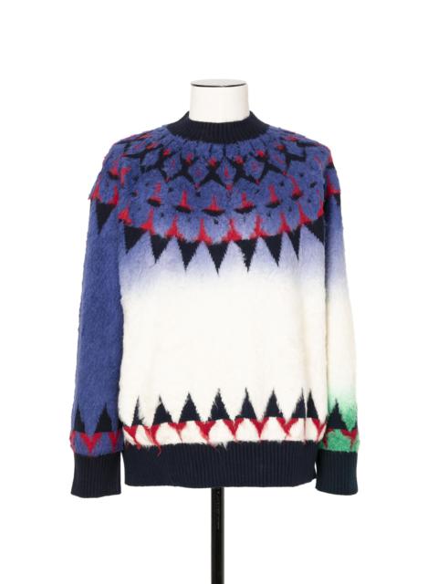 sacai Jacquard Knit Pullover