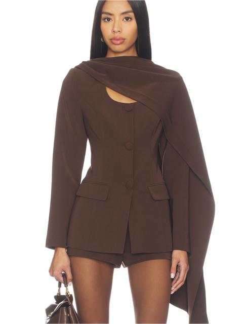 Line & Dot Nimah Scarf Blazer
