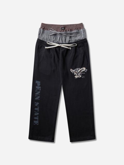 Protocol Index Men's Retro 3 Layered Sweatpants Black