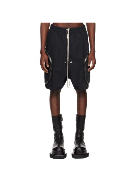 Rick Owens Black Temple Heizer Bela Shorts