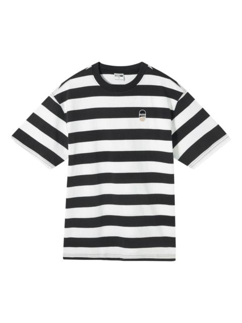 PUMA Downtown Striped T-shirt 'Black White' 630115-01