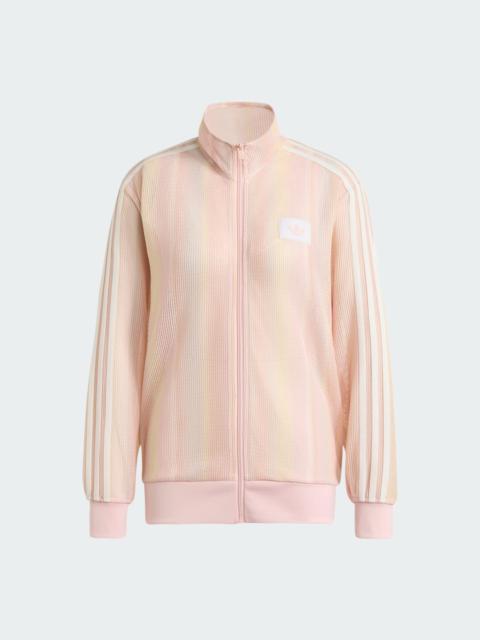 adidas ADIDAS ORIGINALS SUMMER GLOW KNITTED FIREBIRD TRACK TOP