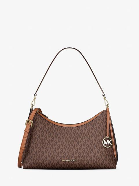 MICHAEL KORS Sammy Medium Signature Logo Convertible Shoulder Bag