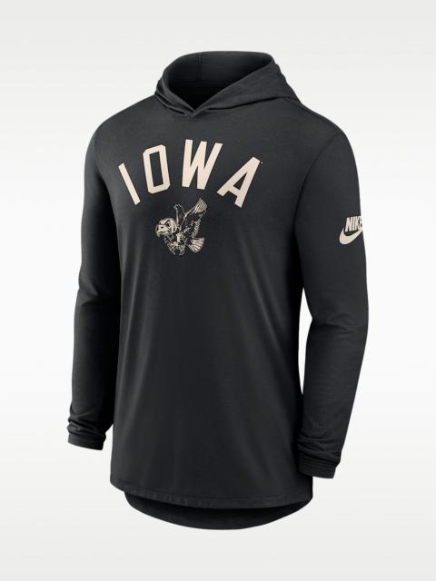 Nike Iowa Legacy Arch Men's Nike Dri-FIT College Long-Sleeve Hooded T-Shirt