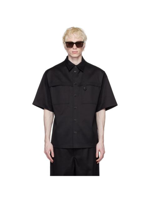 EMPORIO ARMANI Black Double Shirt