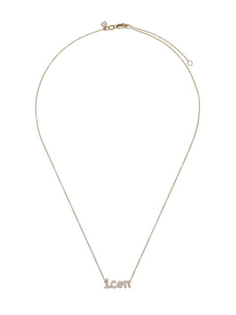 14K Gold, Diamond Necklace gold