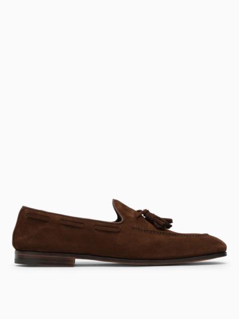 Church's Brown suede loafer with tassels