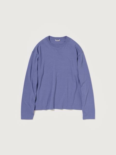AURALEE BRUSHED ORGANIC COTTON JERSEY L/S TEE