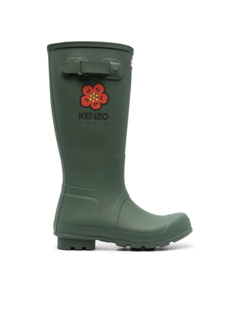 KENZO x Hunter Boke Flower-print wellington boots