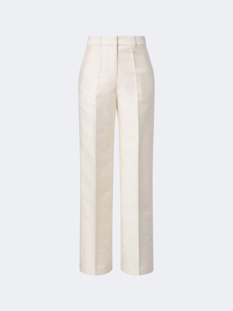 JOSEPH Mitae cotton, linen, and silk-blend wide-leg pants