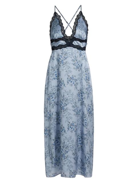 CAMI NYC Women's Roya Floral Silk Slip Midi-Dress - Primavera Shadow