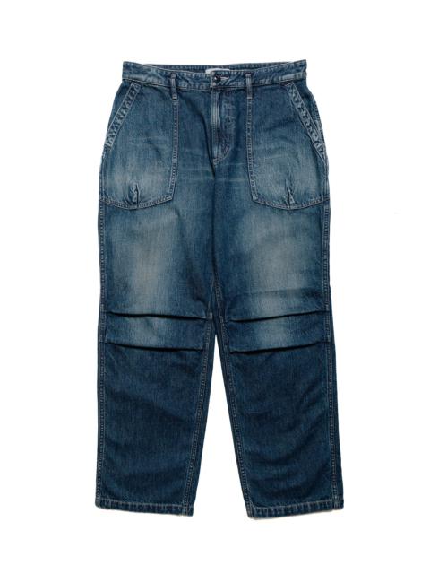 nonnative Rancher Trousers Cotton 10oz Denim Vintage Wash Indigo