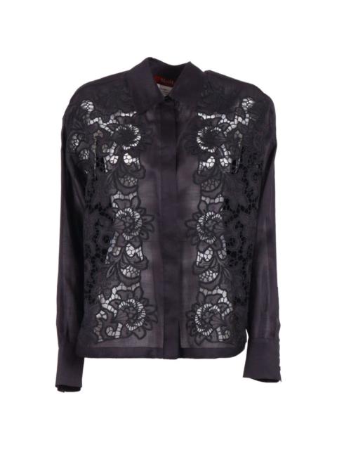 Max Mara Studio embroidery cali shirt