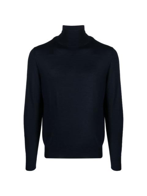 Canali fine-knit roll-neck jumper