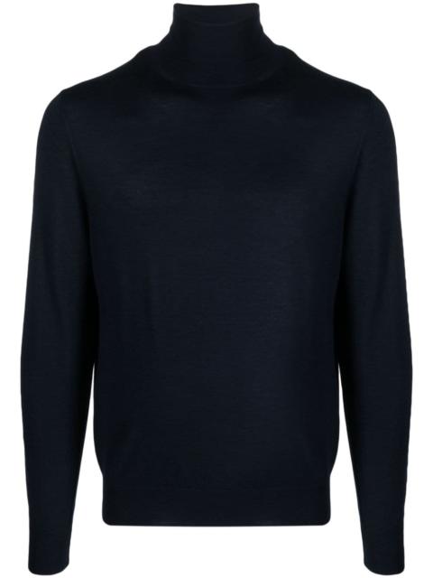 Canali fine-knit roll-neck jumper