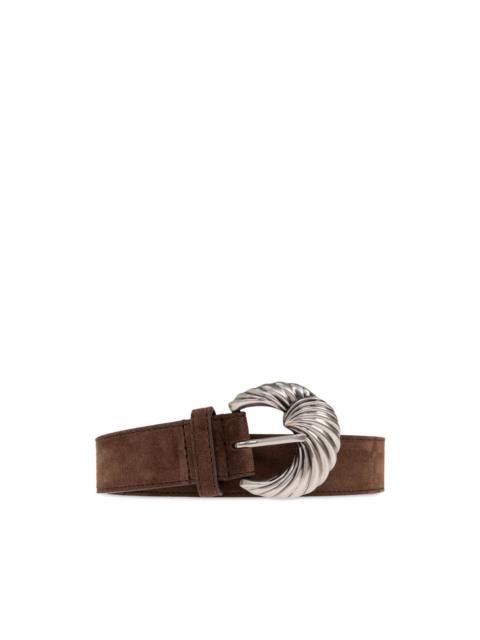 Etro textured buckle belt