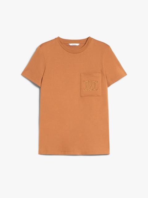 Max Mara PAPAIA1 Cotton T-shirt with pocket