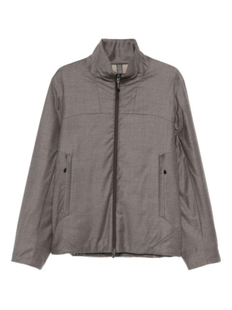 SEASE zip-front panelled jacket