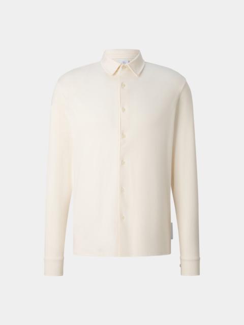 BOGNER Franz Cotton Shirt in Off-White