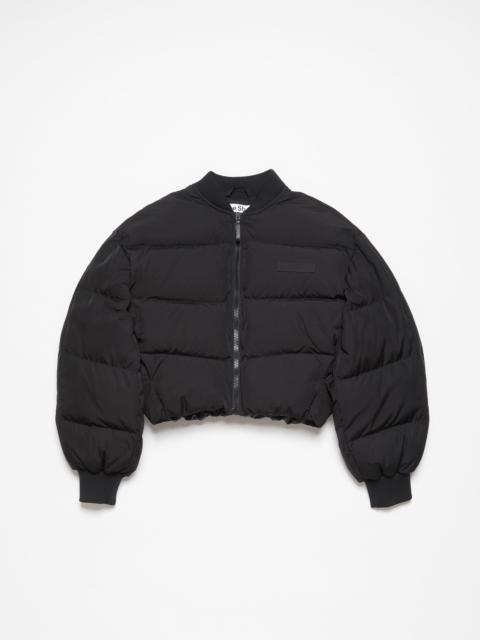 Acne Studios Bomber puffer jacket - Washed Black