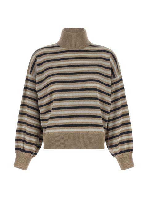 Brunello Cucinelli 'Sparkling Stripes' Sweater