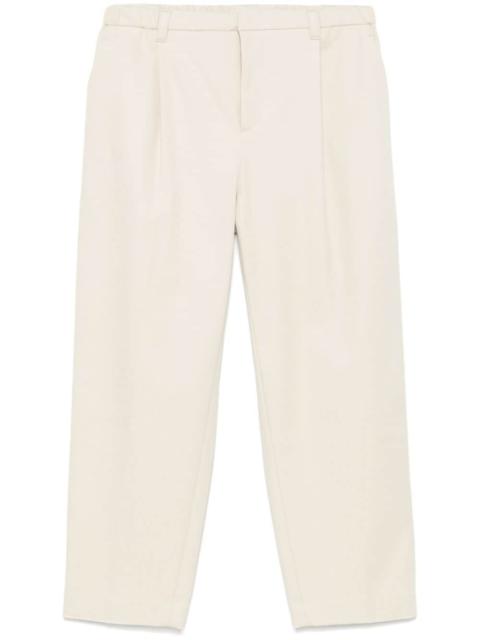 Brunello Cucinelli twill-weave trousers