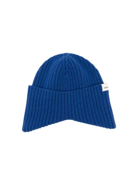 EMPORIO ARMANI ribbed beanie