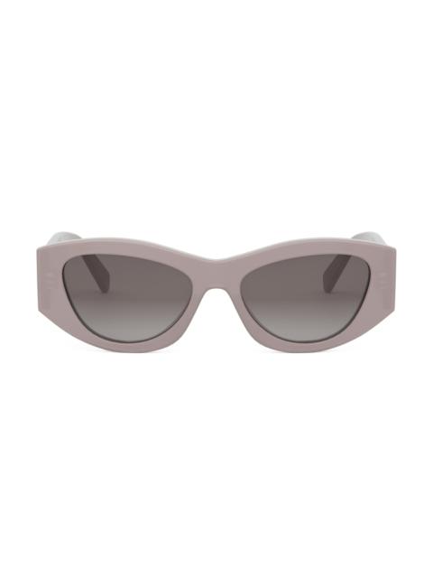 CELINE Women's Triomphe 55MM Geometric Sunglasses - Light Brown