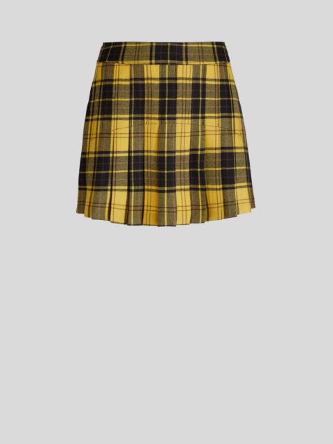 Etro CHECK WOOL SKIRT