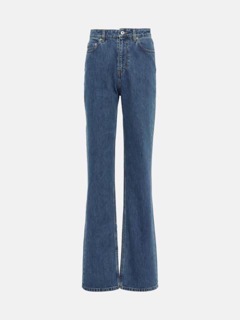 Burberry High-rise straight-leg jeans