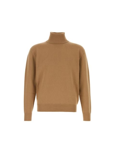 CELINE CELINE $1950 Light Camel Cashmere Sweater New & Authentic (M